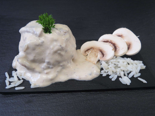 Paupiette de Veau  Crème & Champignons 