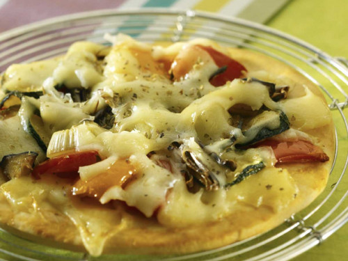 Pizza aux légumes du soleil