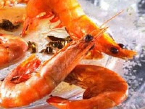 Gambas flambées au whisky