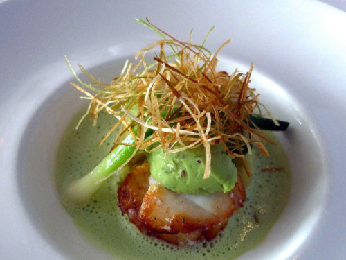 cassolette de lotte aux poireaux