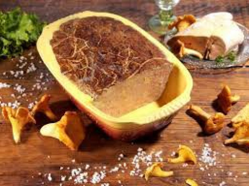 terrine au foie gras et giroles